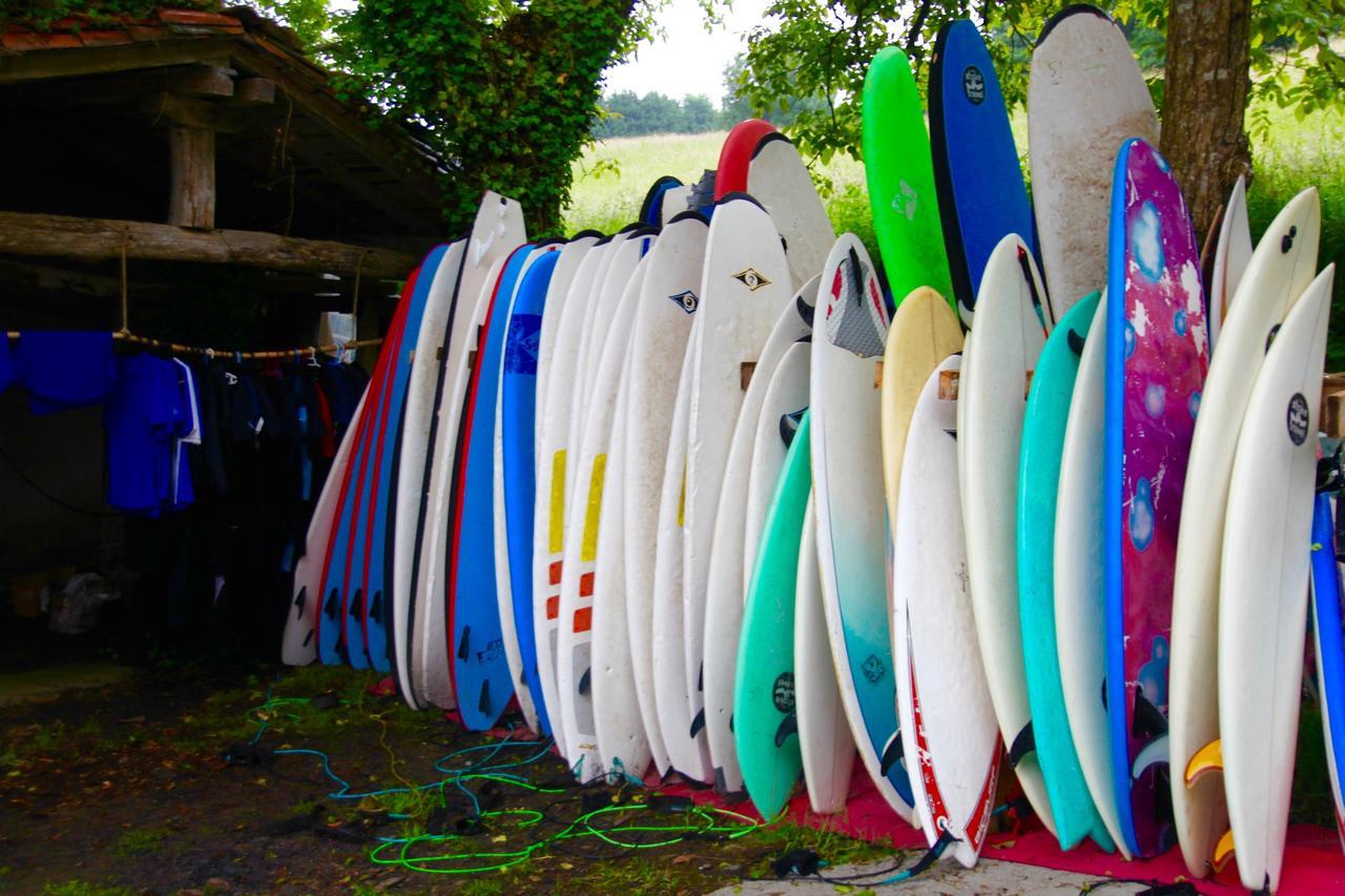 Surf Camp San Sebastian Partyhostel Aia Exterior foto